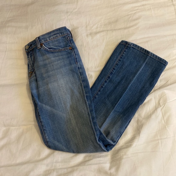 7 for all man kind straight leg jeans - Picture 1 of 4